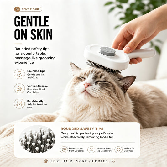 Self Cleaning Deshedding Slicker Brush for Dogs and Cats - PawGliss - photo 2
