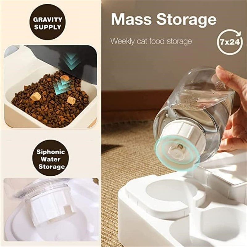2-in-1 Automatic Pet Feeder and Water Dispenser - PawGliss - photo 9