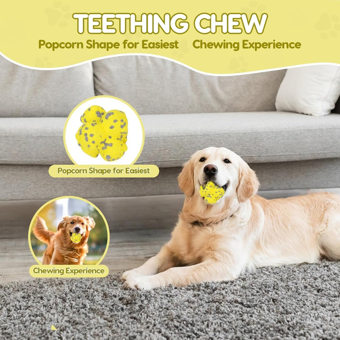 Indestructible ETPU Dog Chew Ball for Power Chewers - PawGliss - photo 4