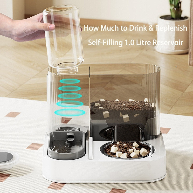 2-in-1 Automatic Pet Feeder and Water Dispenser - PawGliss - photo 4