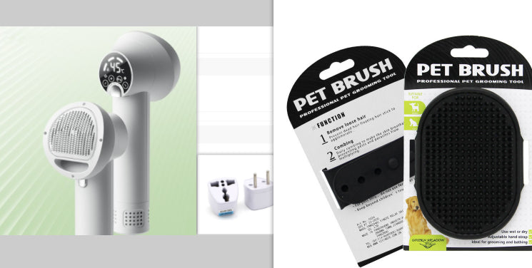 Quiet 2-in-1 Pet Hair Dryer and Comb for Dogs and Cats - PawGliss - photo 18