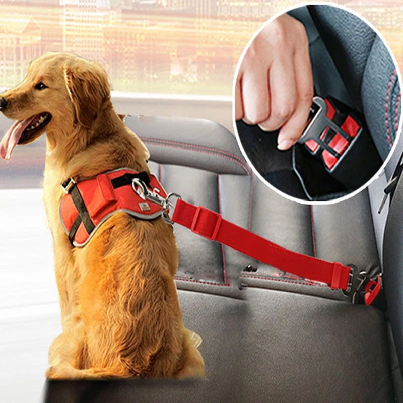 Adjustable Dog Car Seat Belt Safety Harness - PawGliss - photo 8