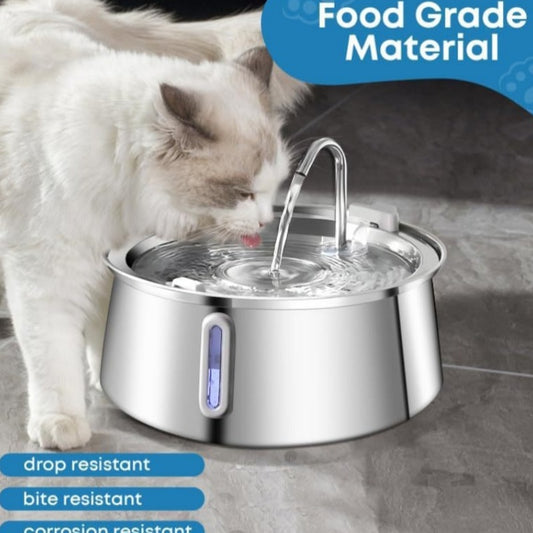 Quiet Filtered Cat Water Fountain 2L BPA Free - PawGliss - photo 1