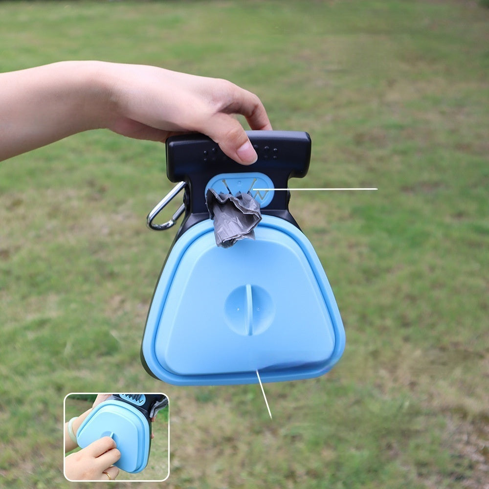 Poop scooper in blue and white color options