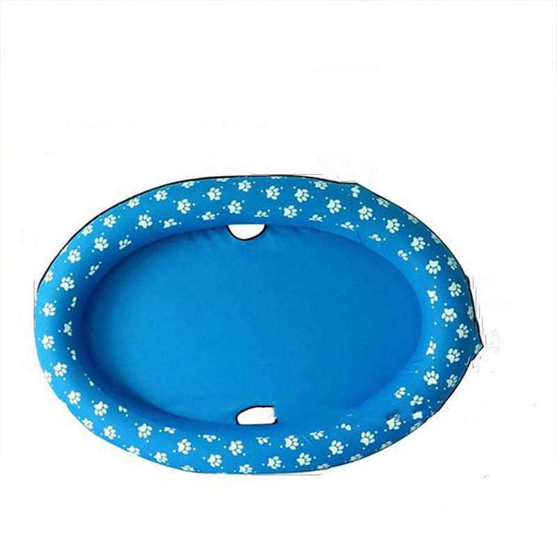 Inflatable Dog Pool Float Bed for Summer Swimming - PawGliss - photo 5