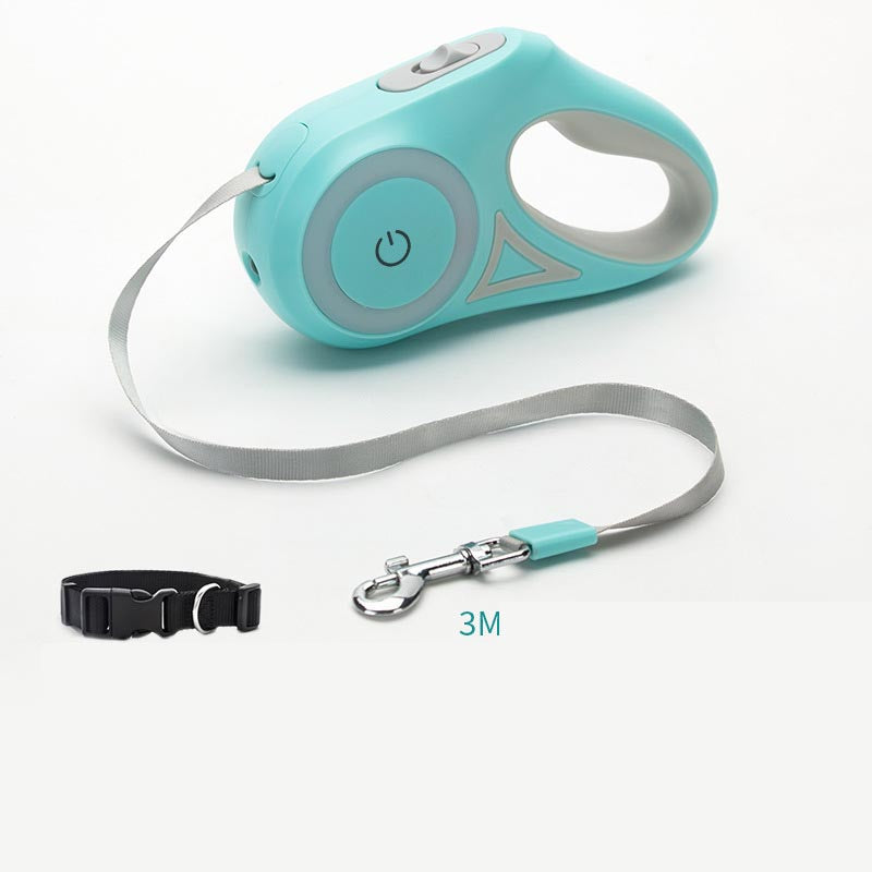 Retractable Dog Leash with LED Light for Night Walks - PawGliss - photo 5