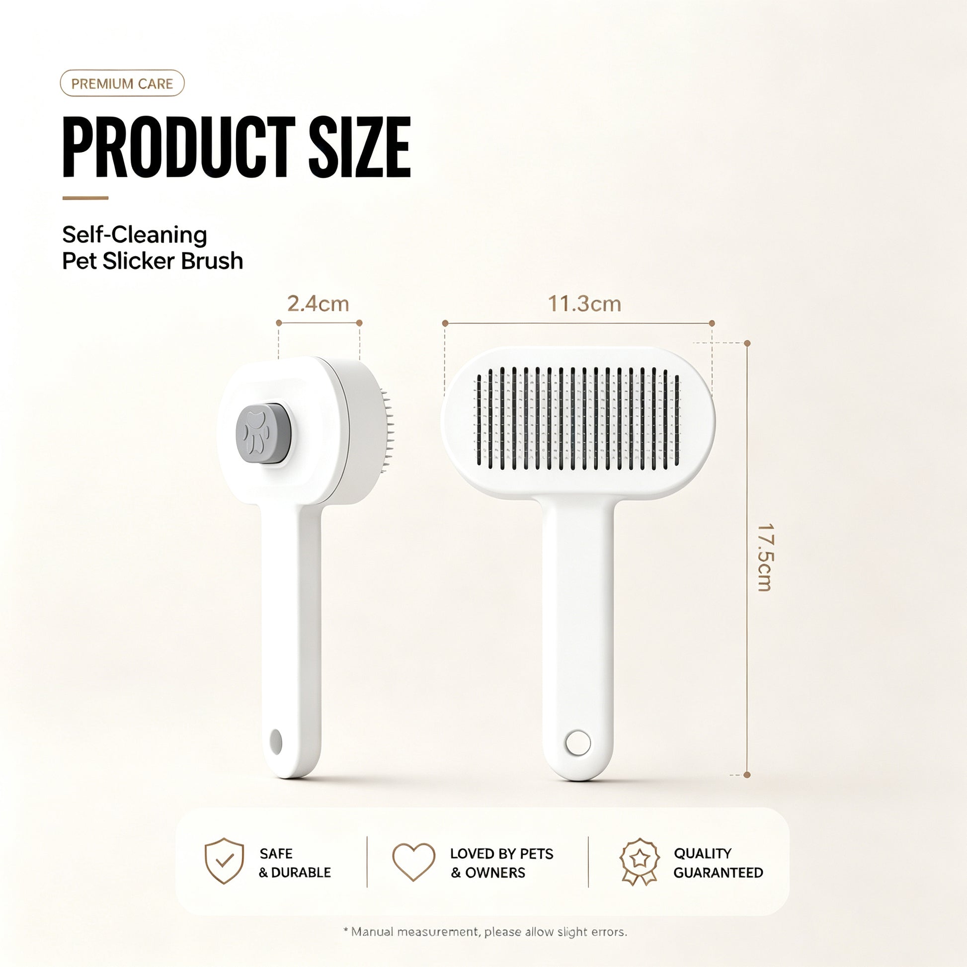 Self Cleaning Deshedding Slicker Brush for Dogs and Cats - PawGliss - photo 8