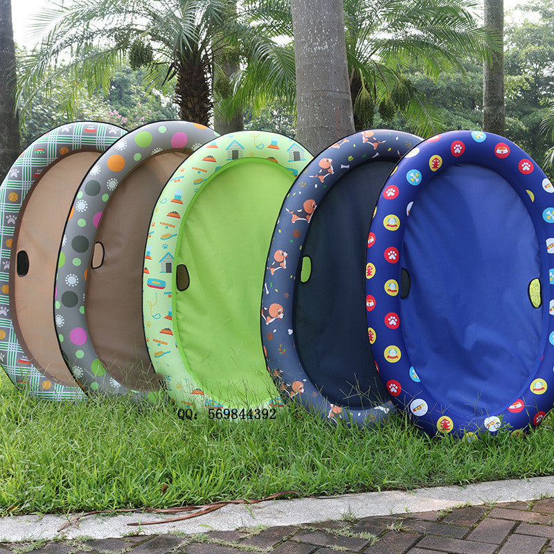 Inflatable Dog Pool Float Bed for Summer Swimming - PawGliss - photo 2