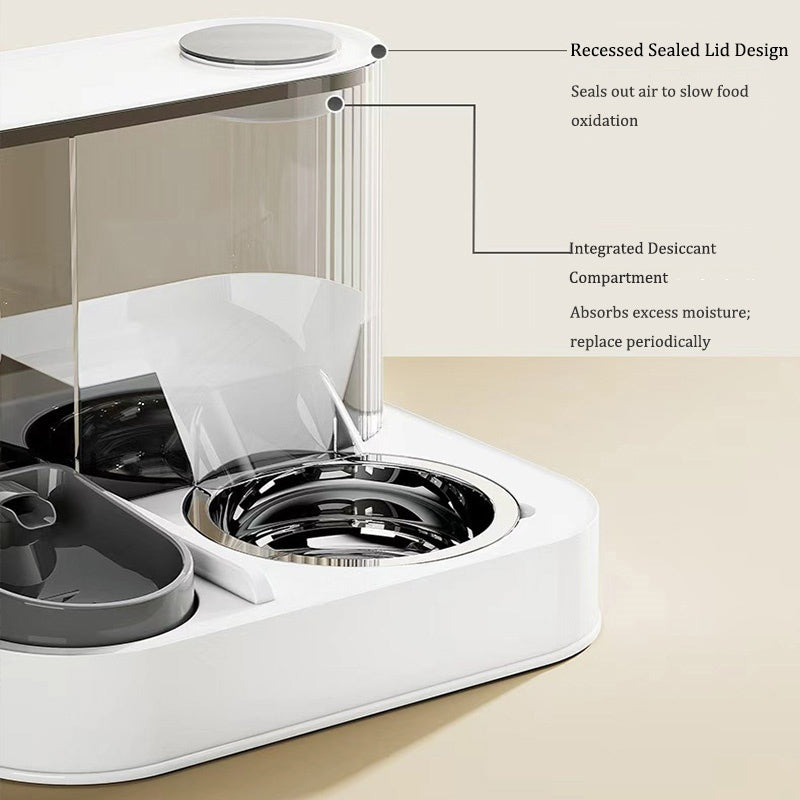2-in-1 Automatic Pet Feeder and Water Dispenser - PawGliss - photo 6