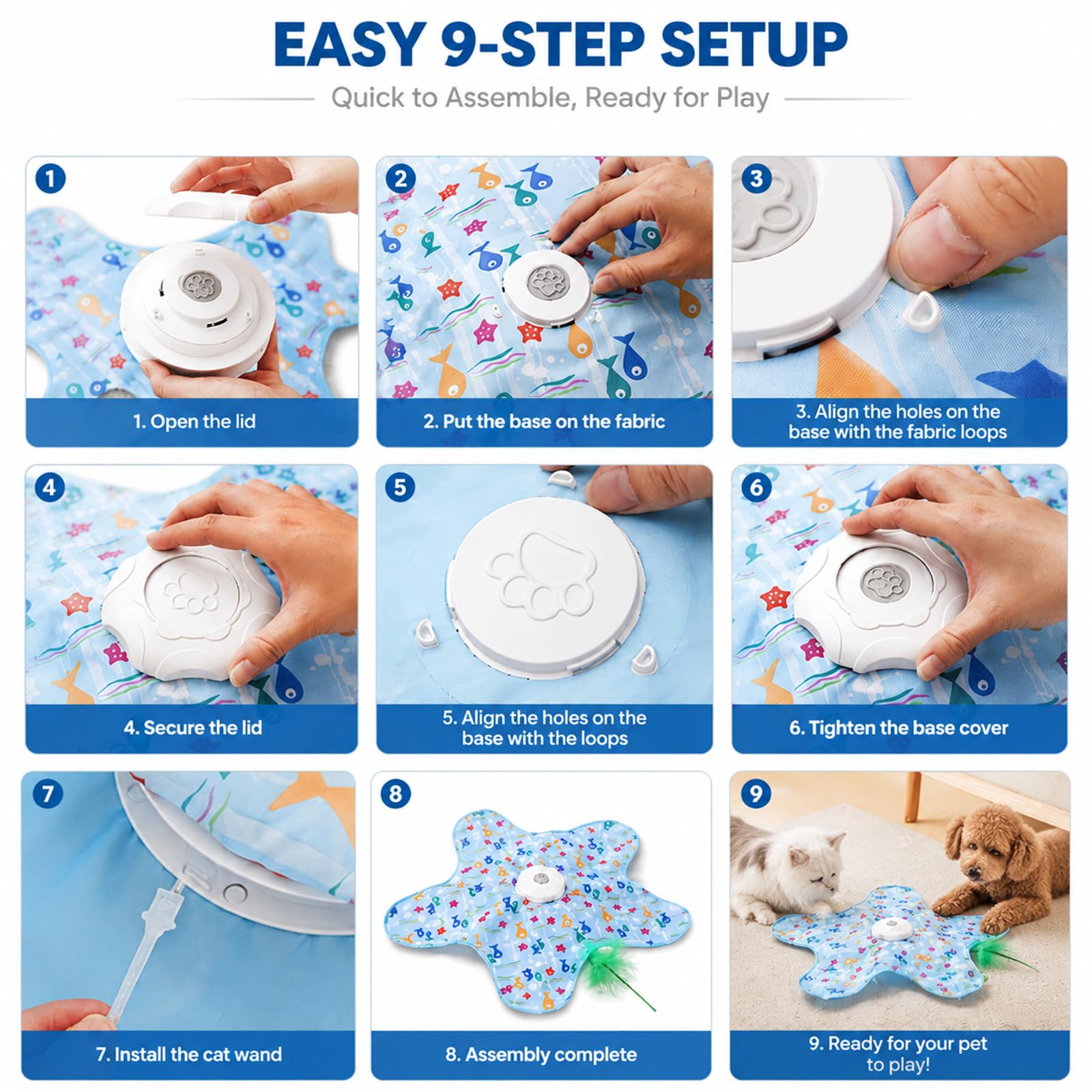 Rechargeable Interactive UFO Toy for Cats and Dogs - PawGliss - photo 8