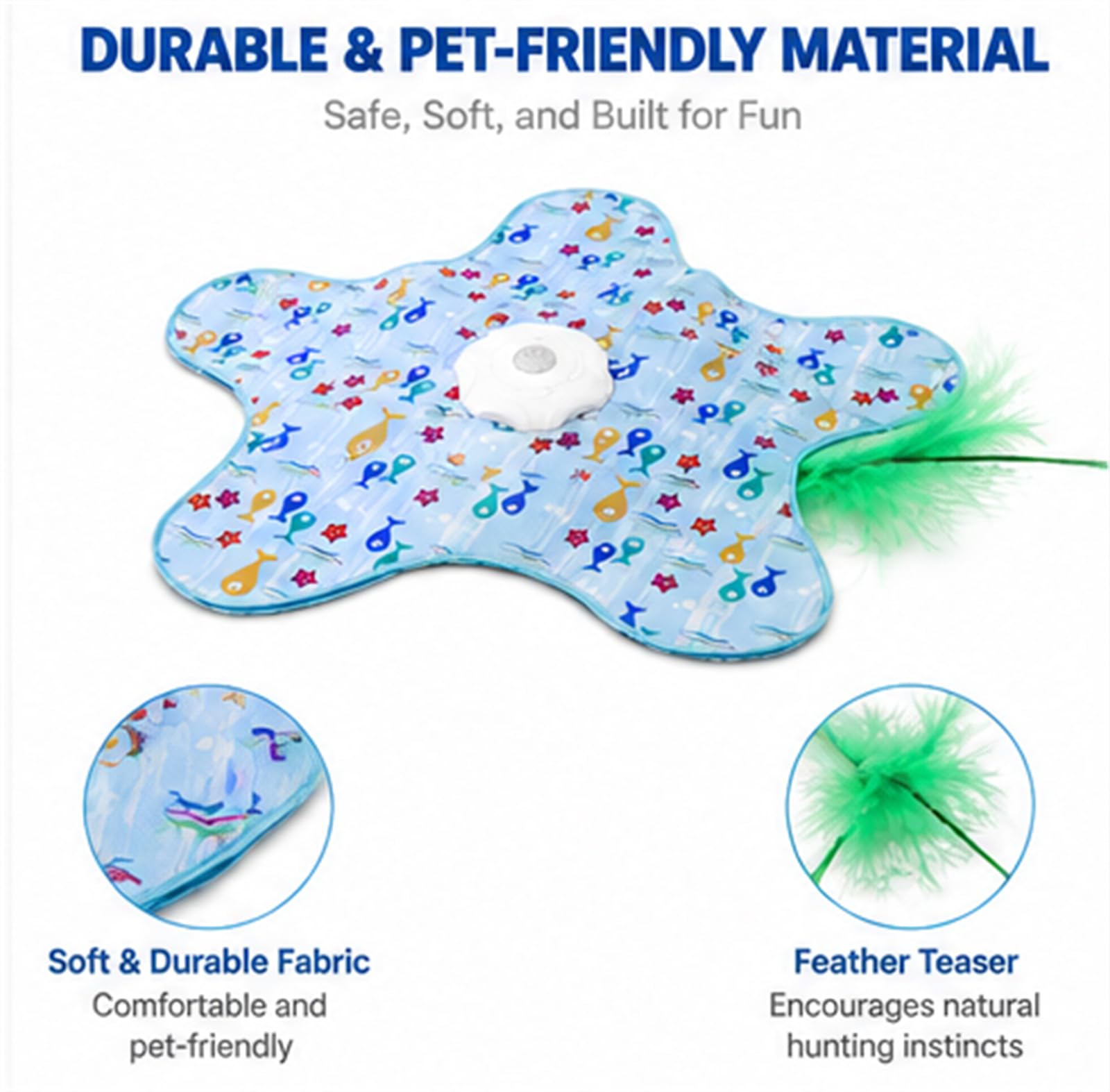 Rechargeable Interactive UFO Toy for Cats and Dogs - PawGliss - photo 3