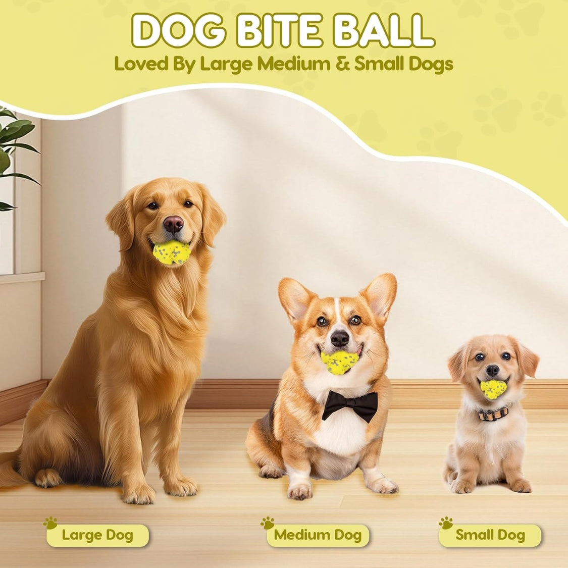 Indestructible ETPU Dog Chew Ball for Power Chewers - PawGliss - photo 3