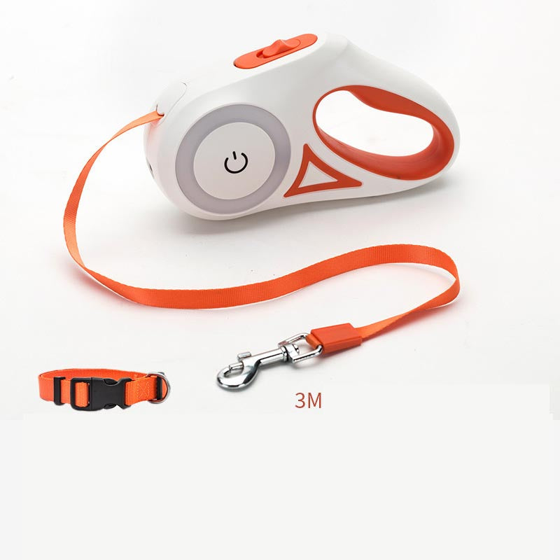 Retractable Dog Leash with LED Light for Night Walks - PawGliss - photo 8