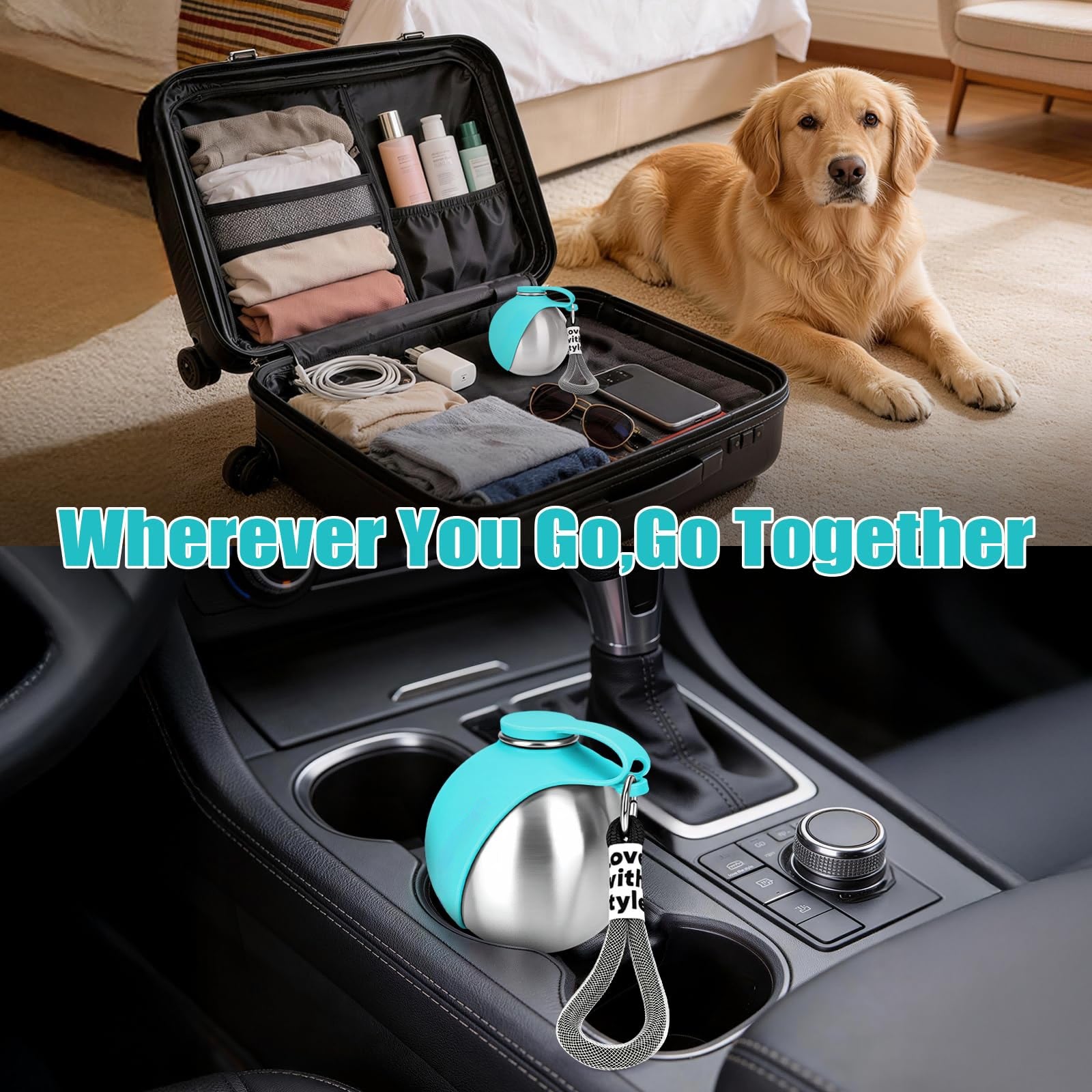 Portable No Spill Dog Water Bottle for Hiking and Walking - PawGliss - photo 7