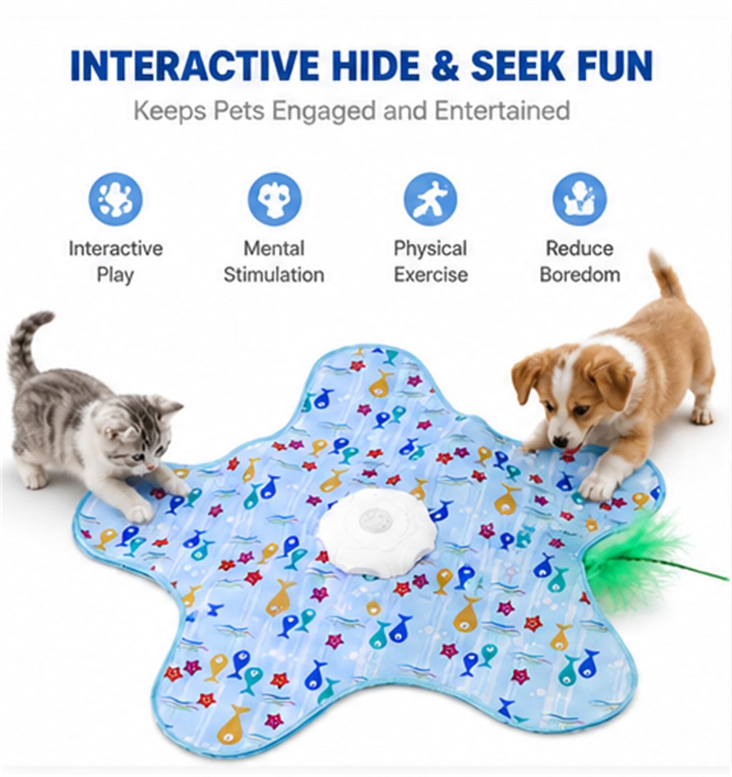 Rechargeable Interactive UFO Toy for Cats and Dogs - PawGliss - photo 2