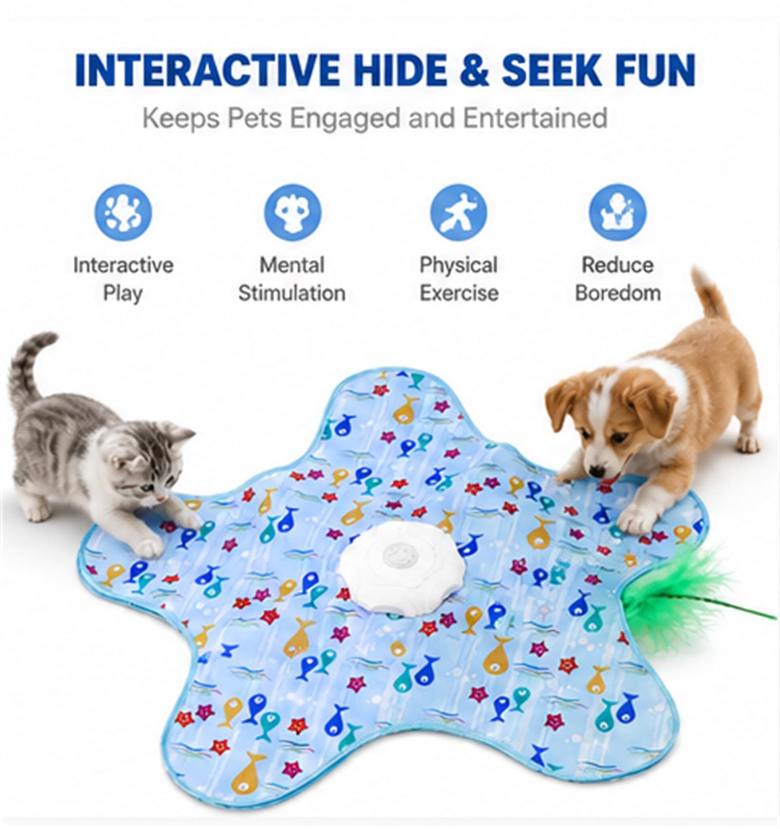 Rechargeable Interactive UFO Toy for Cats and Dogs - PawGliss - photo 2