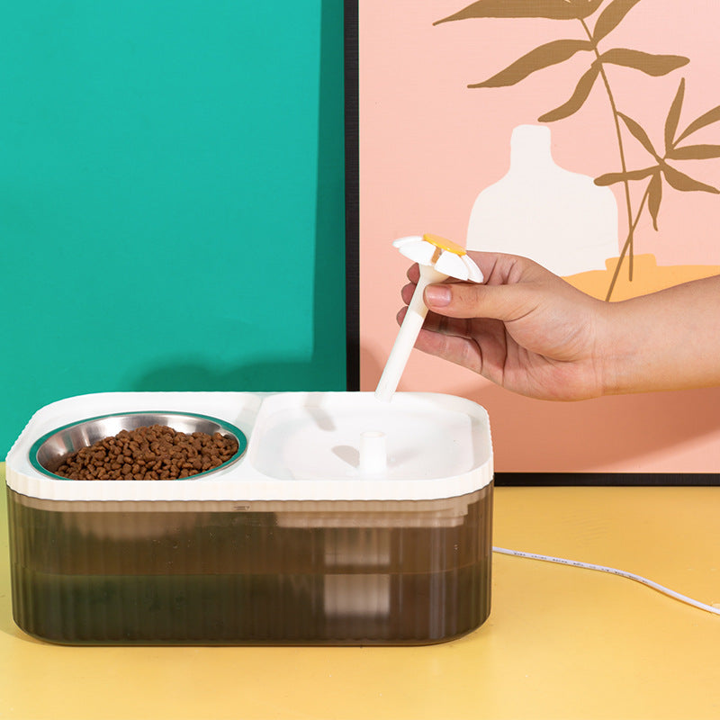 Automatic Flower Cat Water Fountain with Filter - PawGliss - photo 1