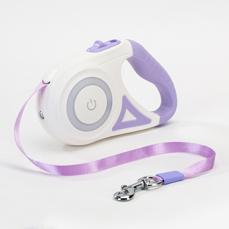 Retractable Dog Leash with LED Light for Night Walks - PawGliss - photo 15