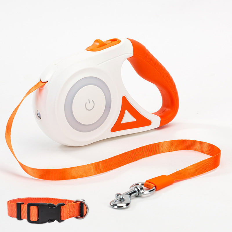 Retractable Dog Leash with LED Light for Night Walks - PawGliss - photo 13